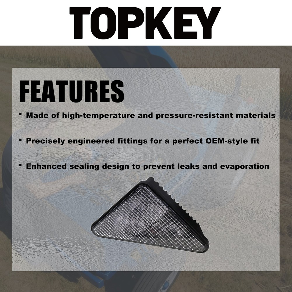 Topkey 7259523 Replacement Left LED Headlight for Bobcat Skid Steer Loaders