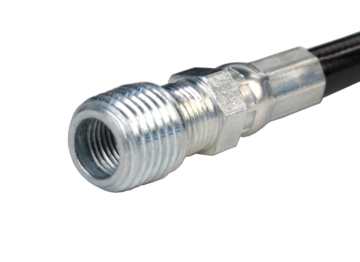 Schieffer 1/8" x 100' 4800 PSI Thermoplastic Sewer Jetter Hose & 5.5 Nozzle