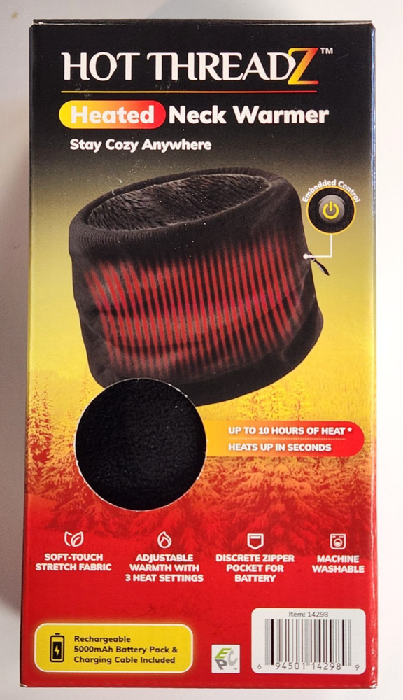 Hot Threadz Heated Neck Warmer Rechargeable