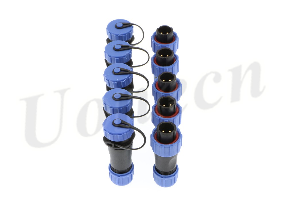 SP13 IP68 Waterproof 2 Pin LED High Power Connectors Circular Kit Plug Socket