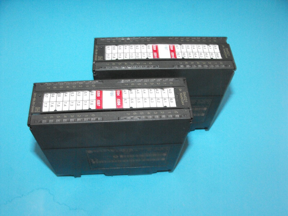 Siemens Simatic 321-1BL00-0AA0.S7 1P 6ES7.Digital Input Module.(LOT2PCS).USED.