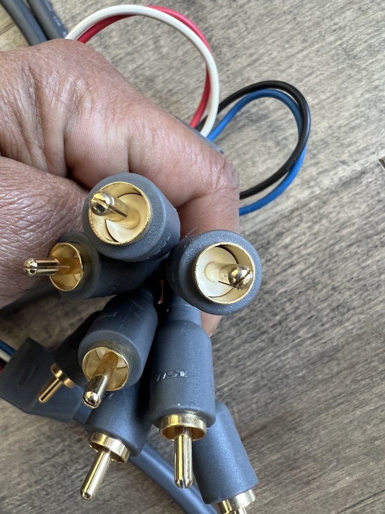 Tsunami RCA Audio Cables 4 Channel-RCA Double Shielded Audio Cables