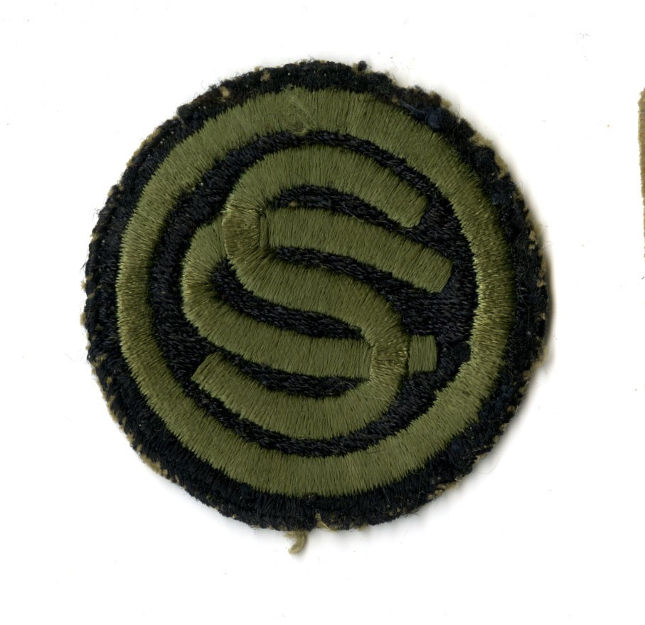 Officer Candidate School White Back Patch WWII Original OCS