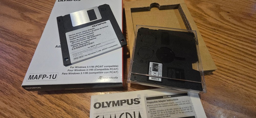 Olympus Camedia MAFP-1U Flash Path Floppy Disk Adapter SmartMedia