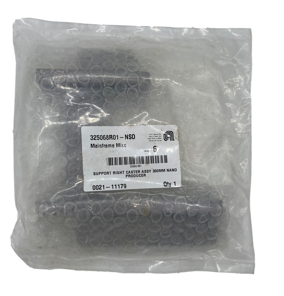 Applied Materials 325068R01-NSO Mainframe Misc Support Right Caster ASSY 300MM