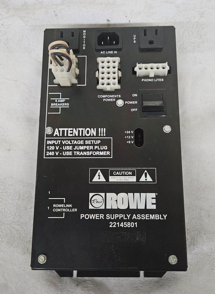 AMI Rowe 22145801 Power Supply Assembly for Jukebox WORKING & Clean