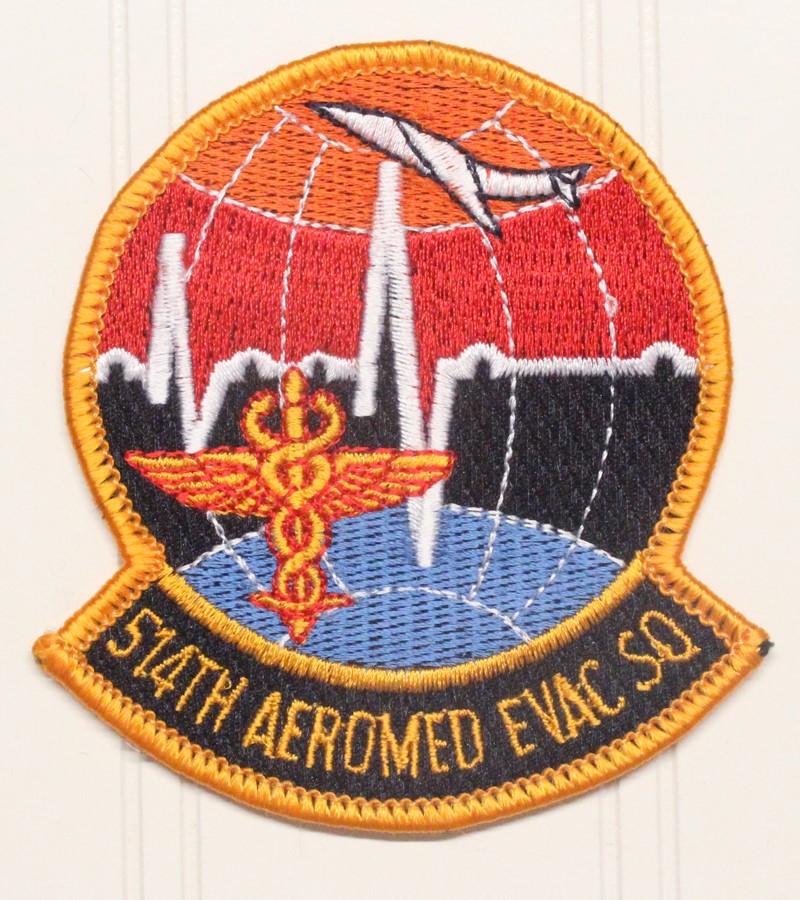 USAF Air Force Patch: 514th Aeromedical Evacuation Squadron