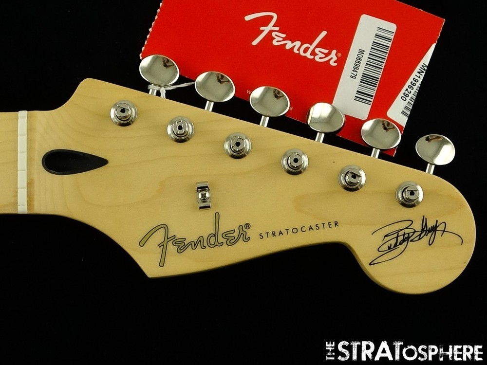 Fender Buddy Guy Stratocaster Strat NECK w TUNERS Maple "V" Shape.