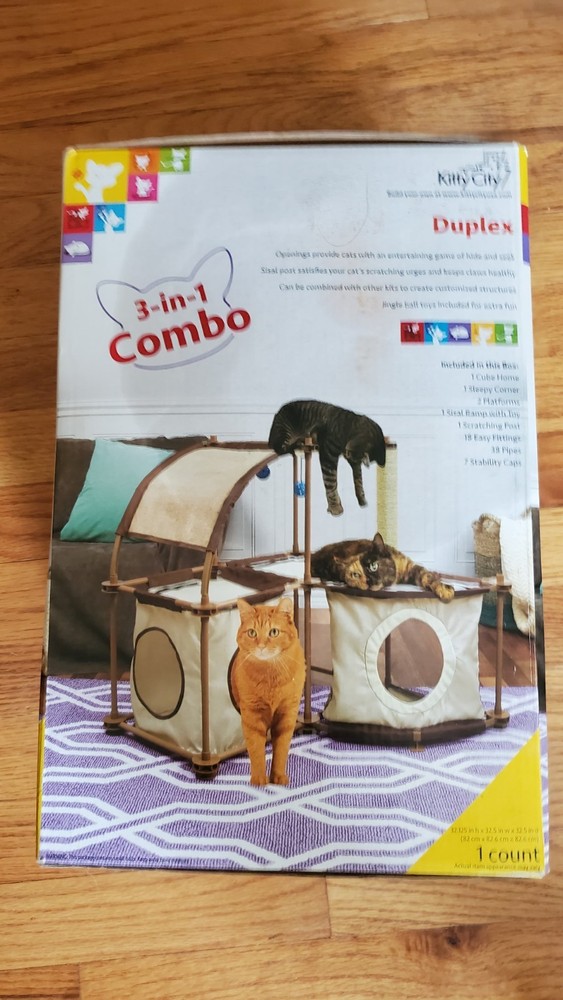 KittyCity Duplex 3-in-1 Combo