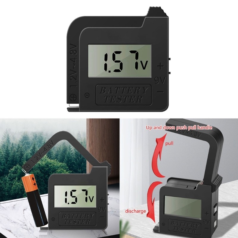 Battery Tester Button Batteries Small Voltage Checker Battery Checker