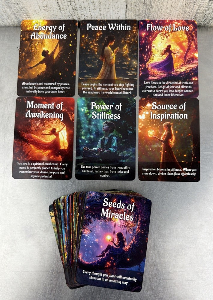 Mystic Forest Card Deck Oracle Tarot Cards