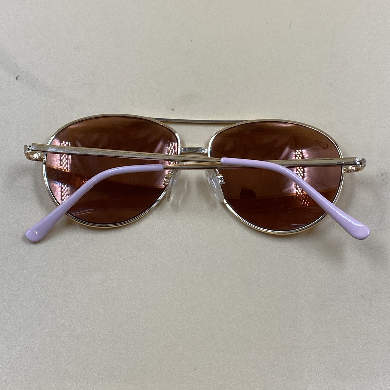 The Gap Rose Gold Aviator Sunglasses/ Pink Lenses / Used