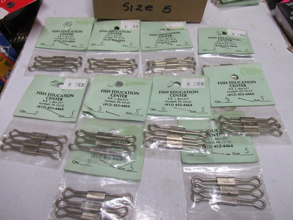 [BK] connecting link sinker snap size 5, 10 packs, 30 pcs