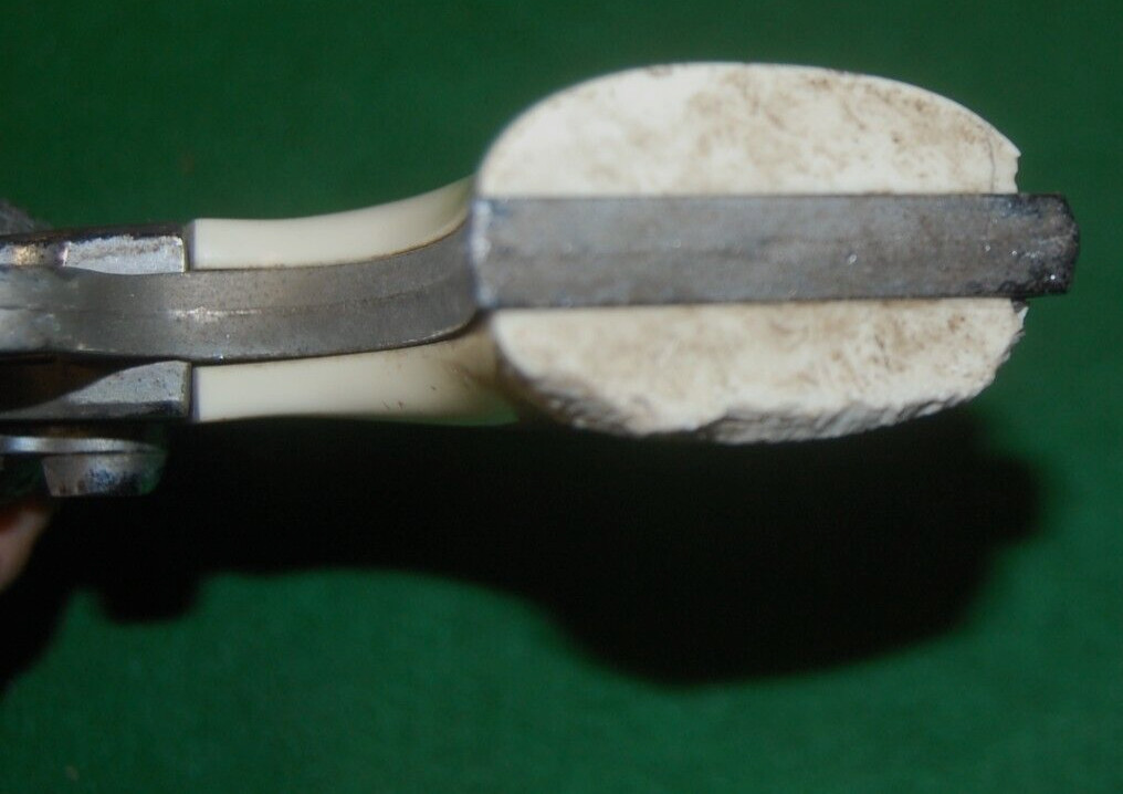 VINTAGE 1950s HUBLEY REPLICA COLT 45 TOY CAP GUN USED L1