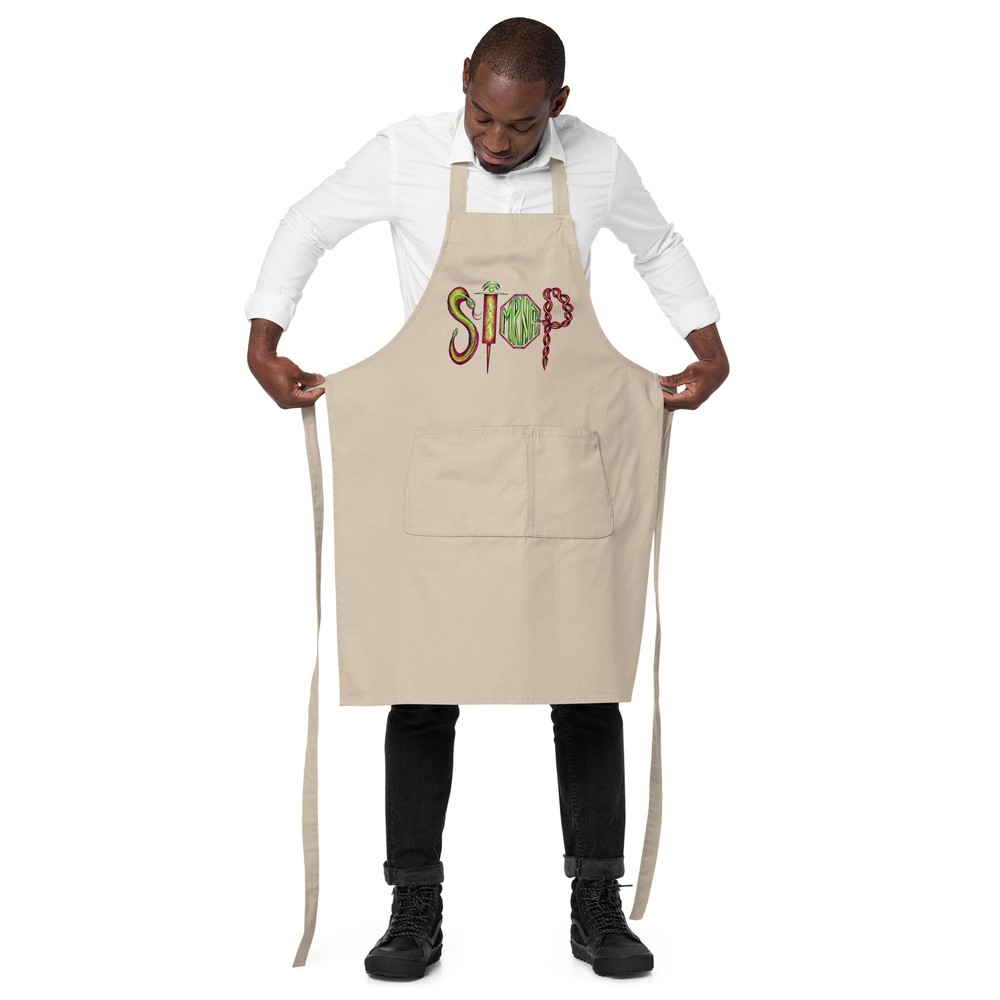 StopMrna 100% Organic Cotton Apron