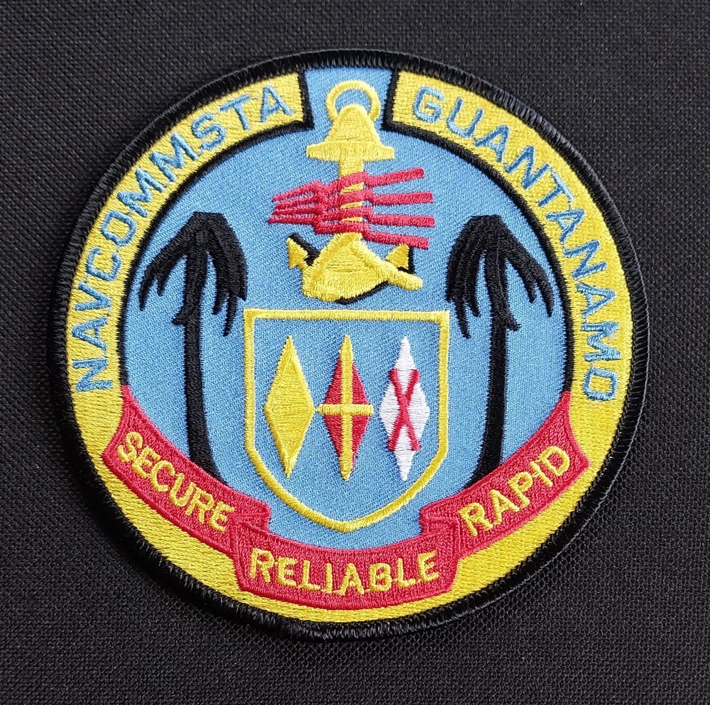 Naval Communication Station US Navy Base Guantanamo NAVCOMMSTA USN Patch