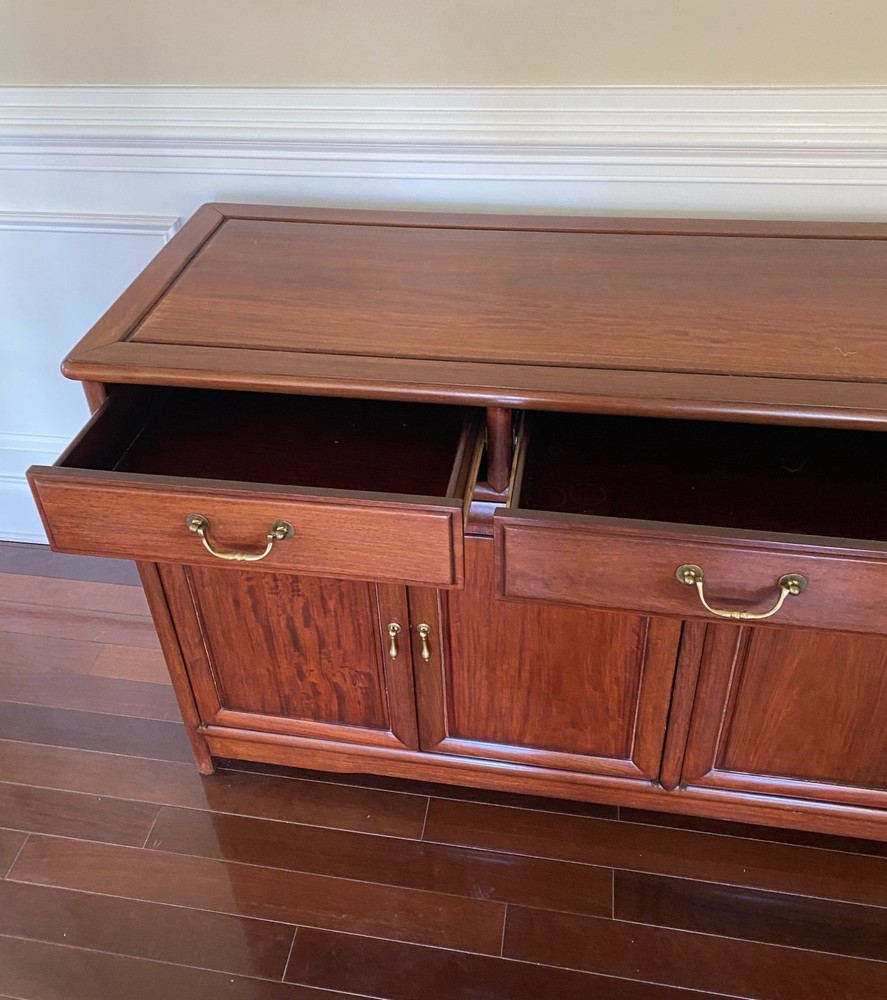 American Drew Cherry Credenza Buffet Server Sideboard