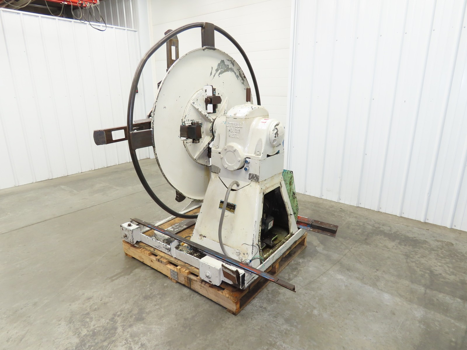 FJ Littell Machine Coil Stock Uncoiler 4000lbs Power Feed Decoiler 230/460V