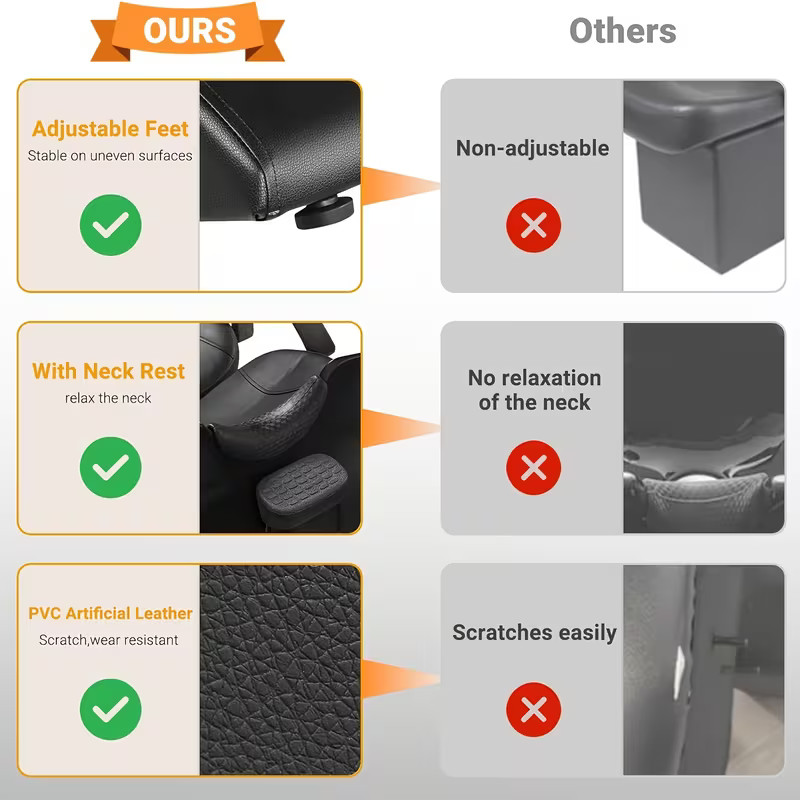 Backwash Barber Shampoo Chair Bowl Sink Unit Station Spa Salon Beauty Equipment