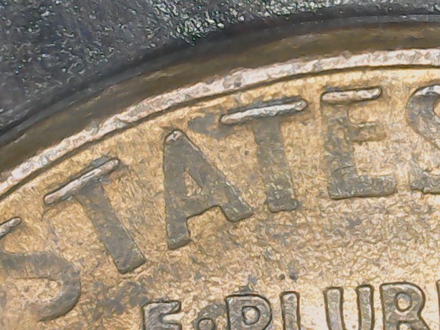 2002-D Lincoln Memorial Cent/Penny, Error, Grease Strike Through, RB