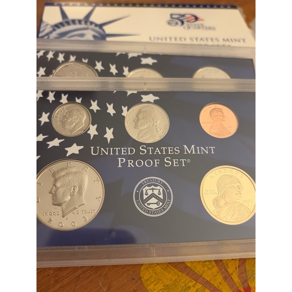 2003-S US Mint Proof Set 10 Coin Set Clad