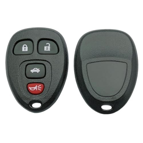 Replacement Key Fob Shell Case Fits for Buick Lucerne/Chevy Impala 4 button-a