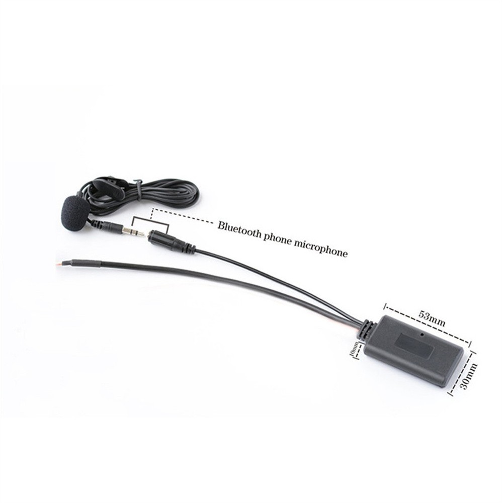 12Pin Car AUX Bluetooth 5.0 Adapter Module Cable + Mic For BMW Z4 X3 E83 E85 E86