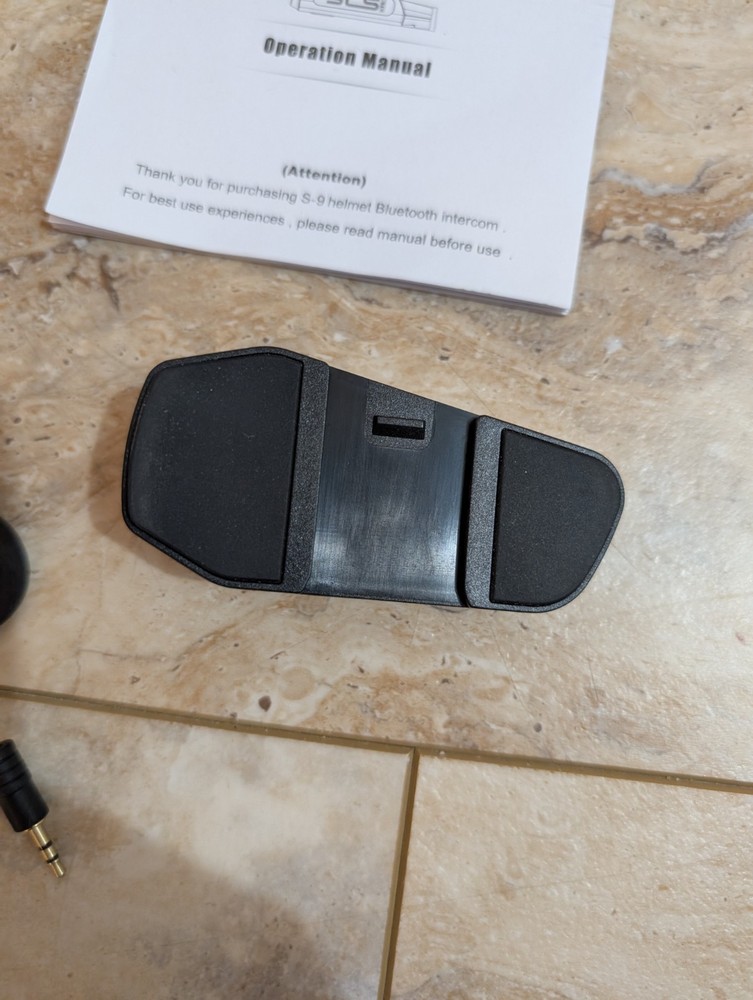 SCSETC S-9 Motorcycle Helmet Bluetooth Headset 2000m 6 Riders Intercom Open Box