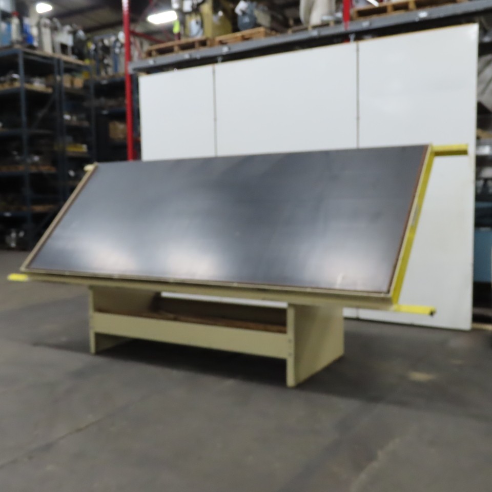 Ritter R200-E/A 12' x 5' Ergonomic Tilted 45° Face Frame Assembly Bare Table