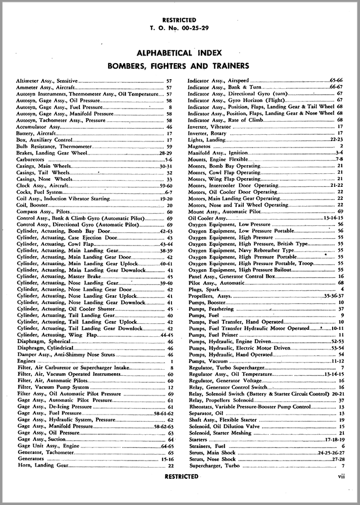 228 Page TO 00-25-29 Maintenance Interchangeability Cross Reference Manual on CD