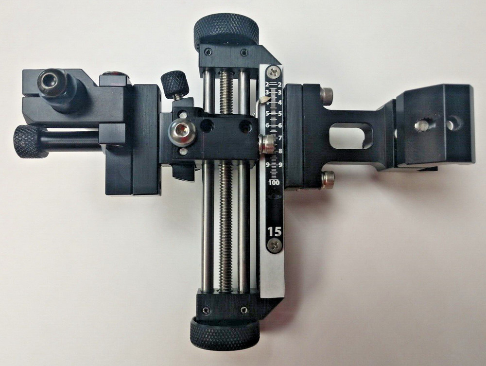 4" DAVIS SIGHT with Picatinny mount-Black/Black knobs-1/2" Axcel scope barrel