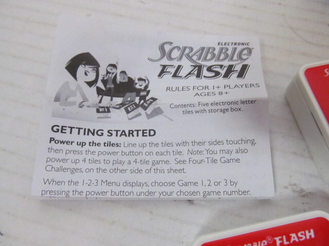 Hasbro Scrabble Flash Game Complete