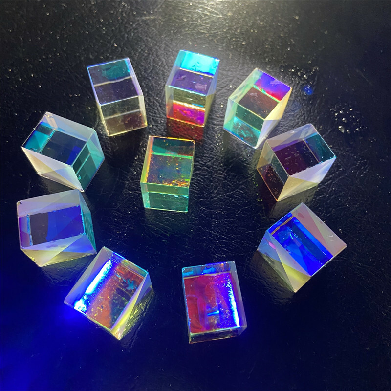 10PCS 2.2x2.15cm Defective Optical Dichroic X-Cube Prism RGB Combiner Splitter
