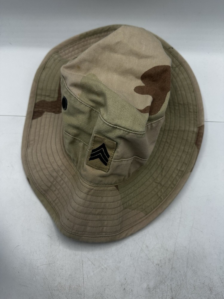 USA USGI - Boonie Hat DCU Desert Combat Uniform Medium E-5 E5 Sergeant
