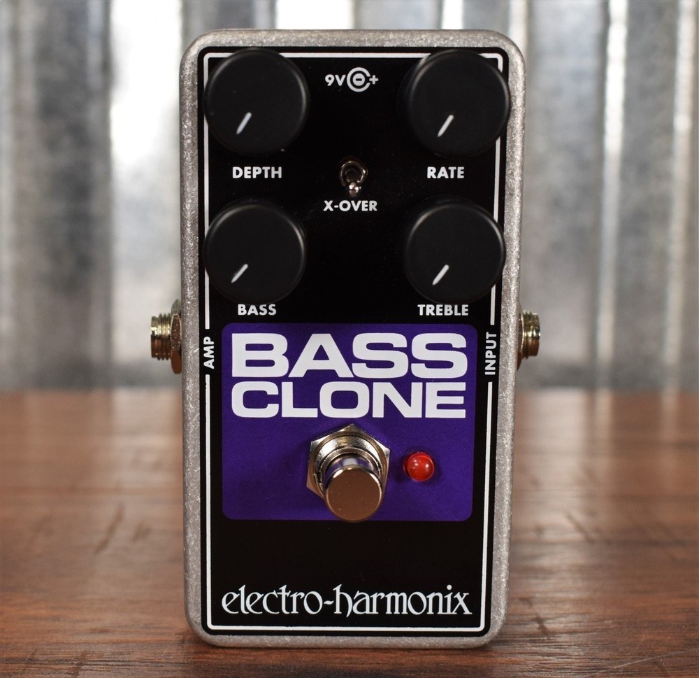 Electro-Harmonix EHX Bass Clone Analog Chorus Effect Pedal