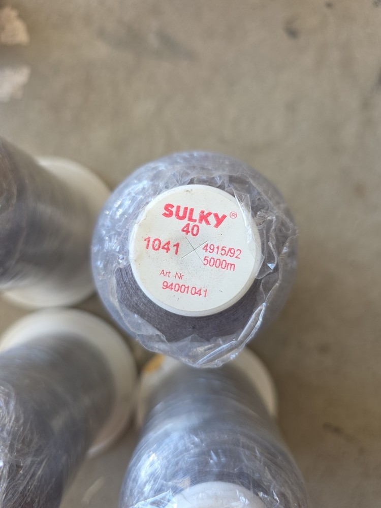 Sulky Embroidery Thread 4 Spools 1041 Silver