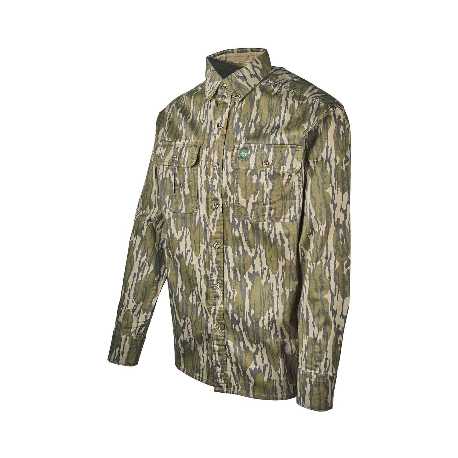 Companions Mossyoak Men’s Shirt Original Bottomland Cotton Twill L/S (S01)