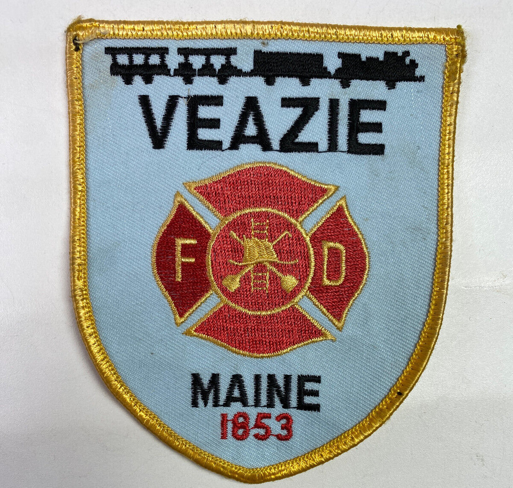 Veazie Fire Maine ME Patch R1
