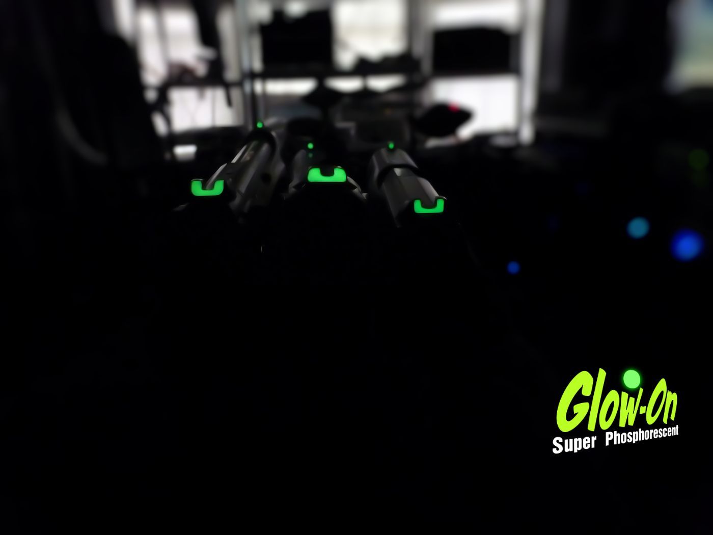 Glow-On RED Glow Paint For Gun Sights, Fishing Lures, 2.3 ml Vial, Bright!