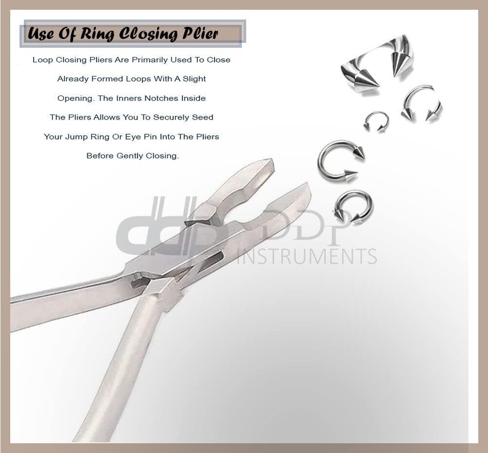 Ring Closing Plier 6" Body Piercing Surgical Tools