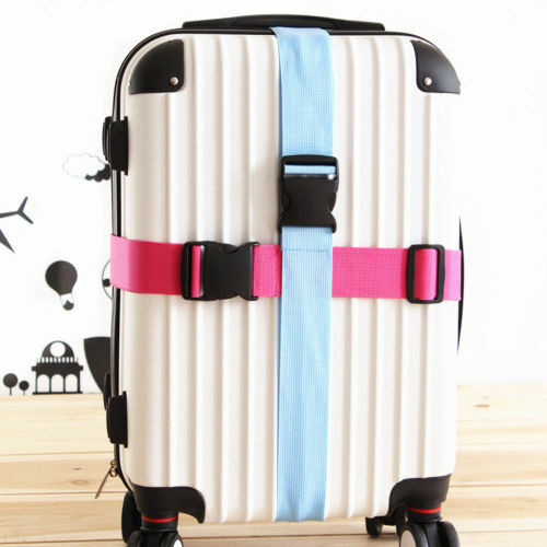 Baggage Tie Down Belt Adjustable Luggage Straps Practical Buckle Lock