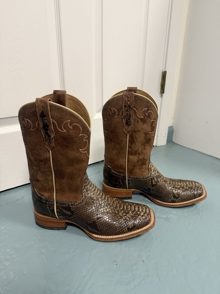 Cody James Exotic Python Western Boots Men's Size US 10 D