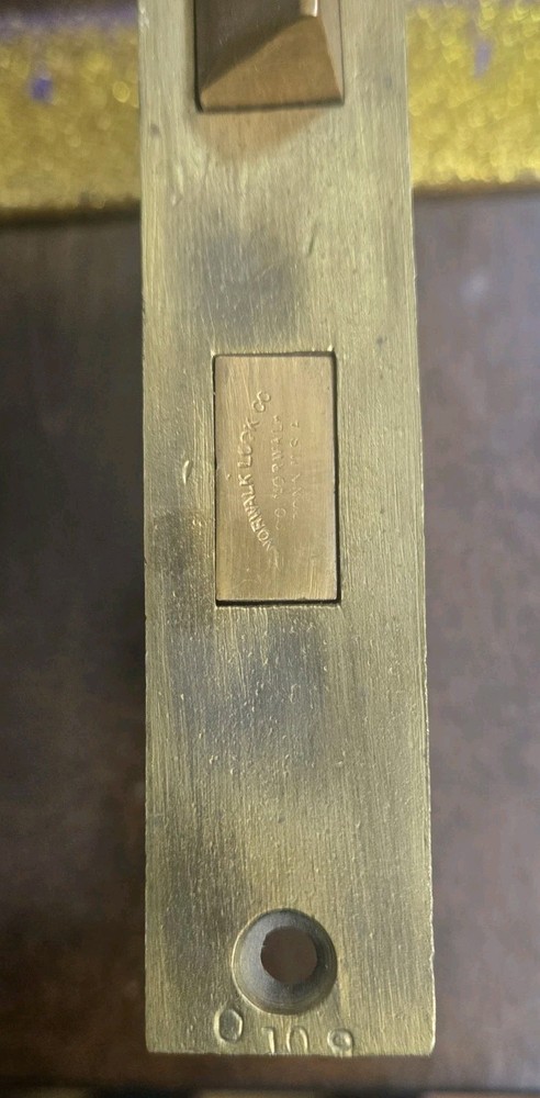 Antique Norwalk Large Mortise Lock with Key