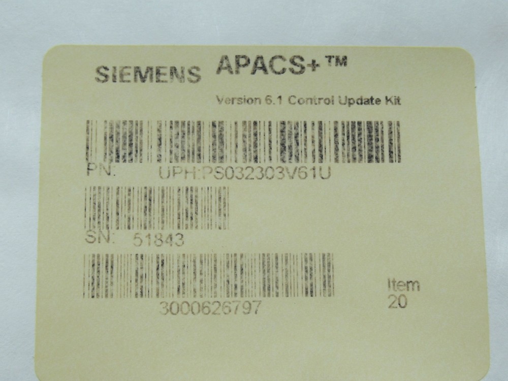Siemens PS05-3001V5.00 APACS+ Full Engineering/Development Station Software NEW