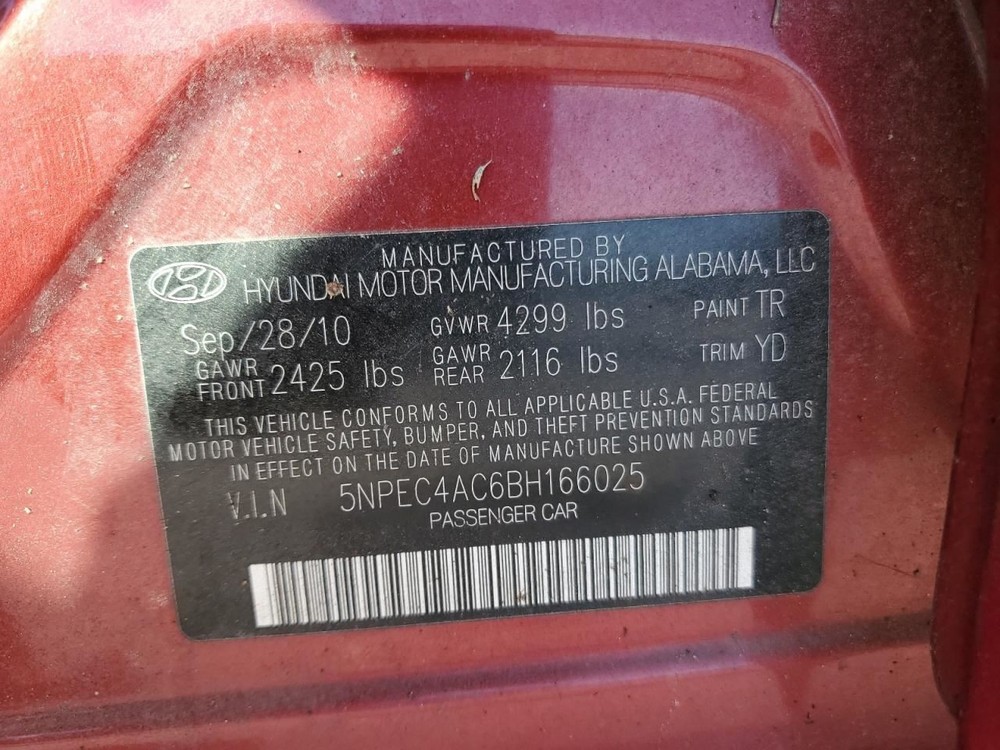 Engine ECM Electronic Control Module Left Hand Under Hood Fits 11 SONATA 4883391
