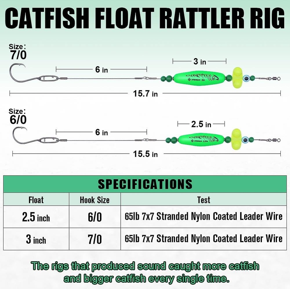 2.5 inch, Green-4 Pack