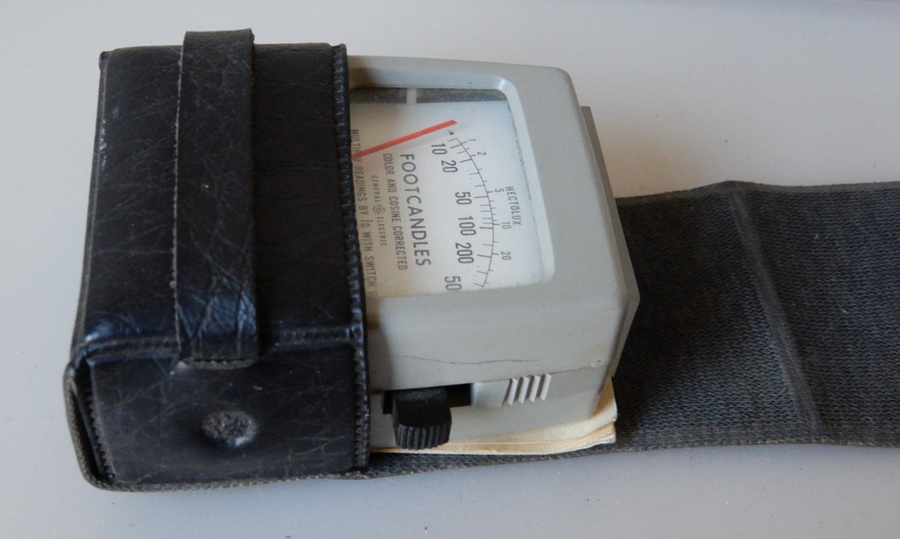General Electric Type 213 Light Meter + Original Case + Instructions