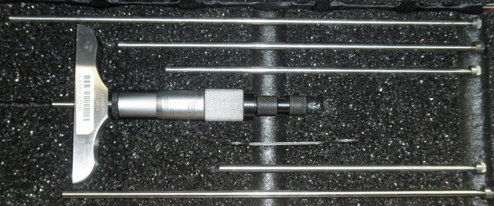 445AZ-6RL 52212 Starrett Depth Micrometer 6 Rods