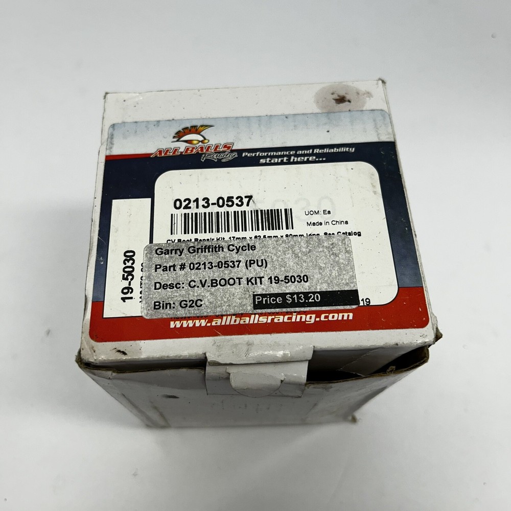 ALL BALLS RACING CV BOOT KIT 0213-0537