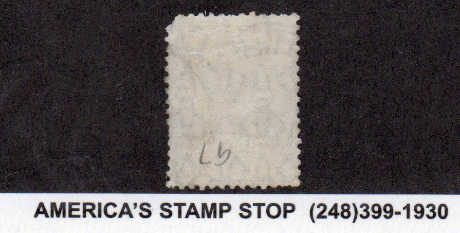 1929 Australia SC 97 Used - Kangaroo & Map - 9p Violet
